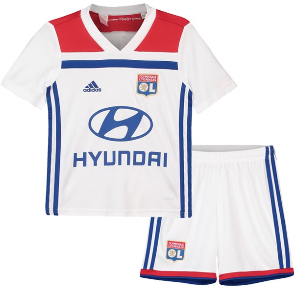 Camiseta Lyon Primera Niño 2018-2019 Blanco